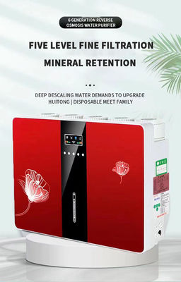 5つのフィルタリング段階とタンクを持つ電気家用カウンタートップ飲料水浄化器