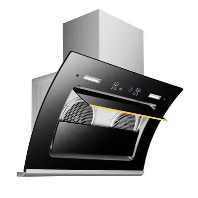 CE キッチン用機器用 90cm ヨーロッパ型銅モータータッチ制御 ガラスレンジフード