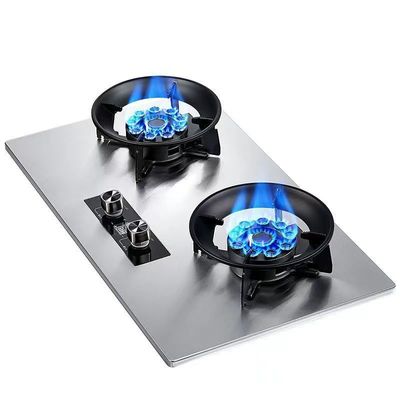 自動点火ガラス 2 燃焼器 テーブルトップ セラミック 表面ガスストーブ 家用炊飯器
