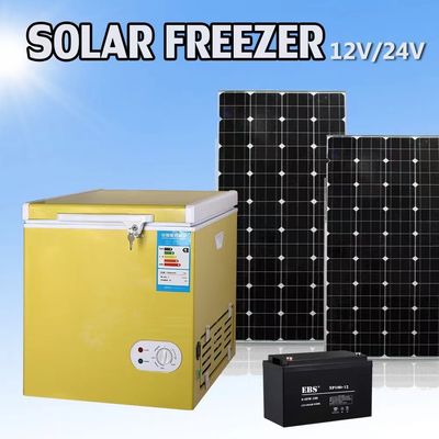エネルギー節約 太陽光発電の冷蔵庫 冷蔵庫 450*410*655 インチ 寸法