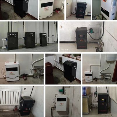 8Kw 電動水温器 ボイラー 調整可能な温度調節器 壁に設置された中央暖房