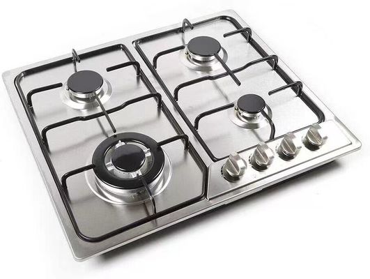キッチン用電器 4つのバーナーとセラミック/ガラス表面のテーブルガスストーブ