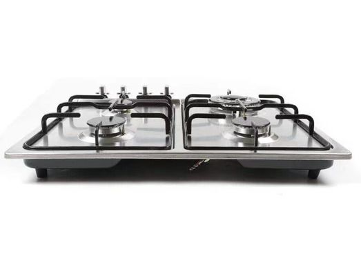 キッチン用電器 4つのバーナーとセラミック/ガラス表面のテーブルガスストーブ