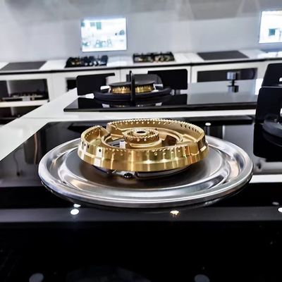 キッチン用電器 4つのバーナーとセラミック/ガラス表面のテーブルガスストーブ