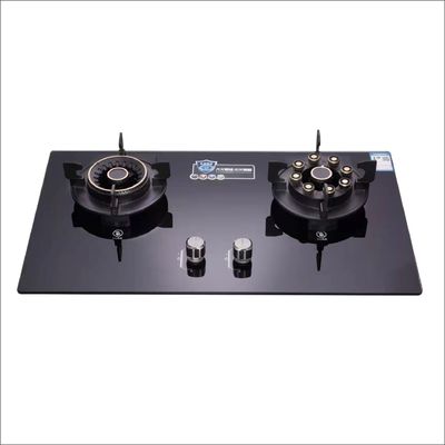 2 燃焼器 ガス キックトップストーブ LPG NG 黒色温めガラスで組み立てた 電力源 ガス