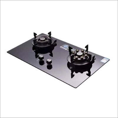 2 燃焼器 ガス キックトップストーブ LPG NG 黒色温めガラスで組み立てた 電力源 ガス
