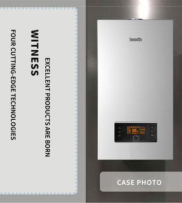 リビングルーム 28KW CE 壁に設置された完全にプリミックスされた冷凝ガスボイラー