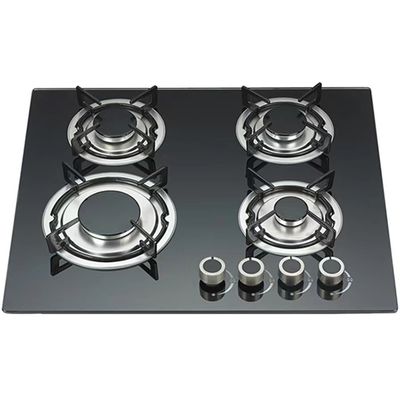 2つの燃焼器とステンレス鋼リング金属ノブ