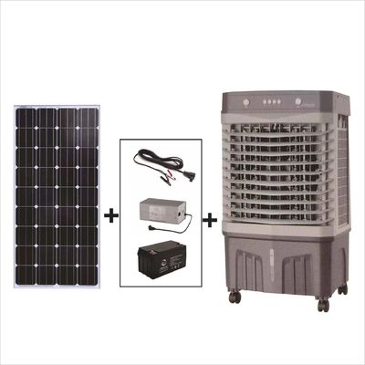 太陽光電源で充電する冷却扇 屋外冷却と空気循環に最適