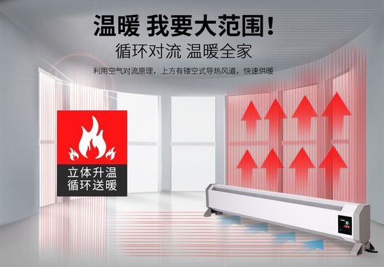 アプリ制御赤外線浴室ヒーター 家庭暖房と制御のための電気コンベクター