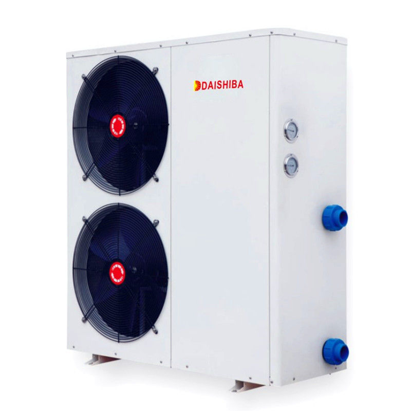 ホテル 3 Kw 熱容量 DC インバーター 空気から水への熱ポンプ WIFI制御